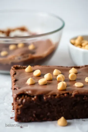 Ultimate Fudge Brownies with Peanut Butter Chips steps