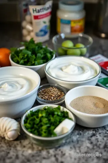 Ultimate Healthy Ranch Dip: A Nutritious Twist on a Classic Favorite ingredients