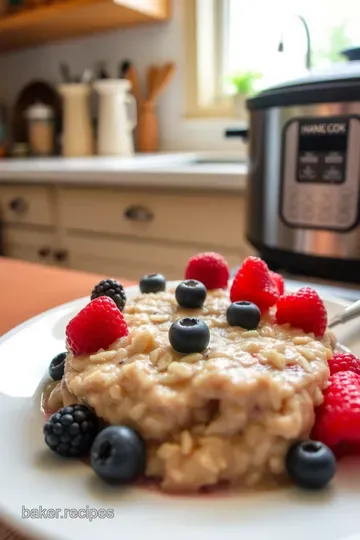 Velvety Pressure Cooker Steel Cut Oats steps