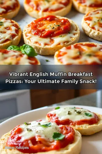 Vibrant English Muffin Breakfast Pizzas: Your Ultimate Family Snack!