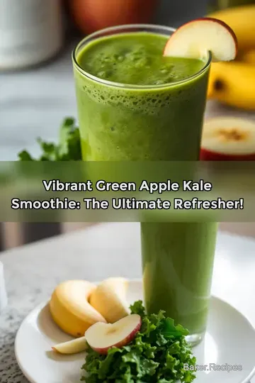 Vibrant Green Apple Kale Smoothie: The Ultimate Refresher!