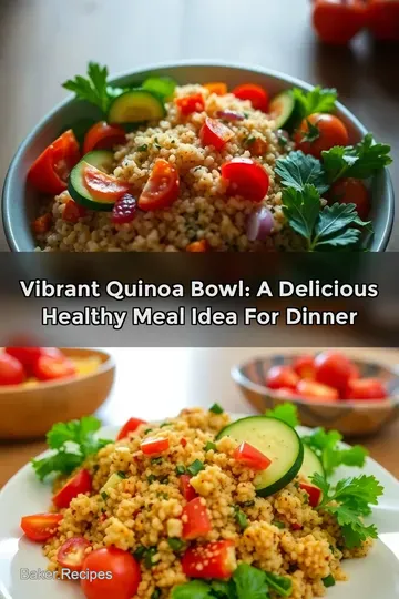 Vibrant Quinoa Bowl: A Delicious Healthy Meal Idea for Dinner
