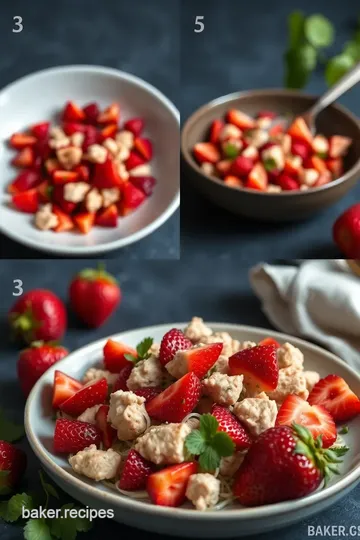 Vibrant Strawberry Chicken Salad steps