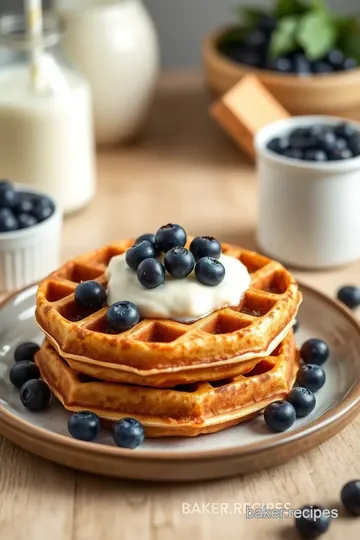 Waffle Blueberry Buttermilk Delight steps