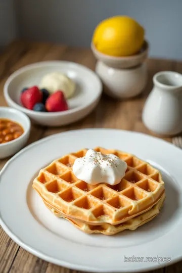 Belgian Waffles Without Milk presentation