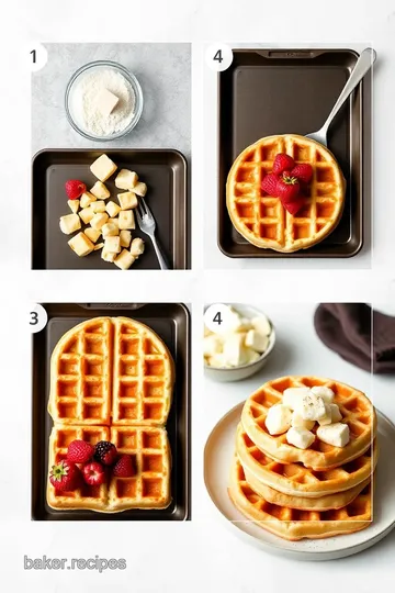 Belgian Waffles Without Milk steps