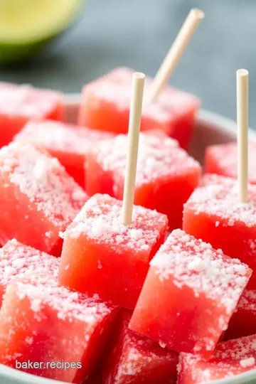 Watermelon Candy Recipe presentation