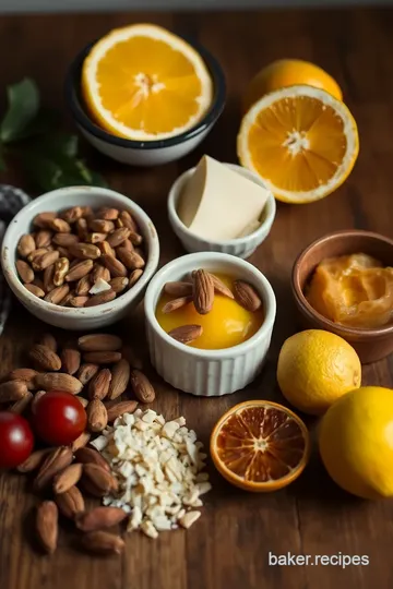 Whimsical Citrus Almond Tart ingredients