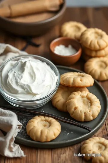 Whipped Vanilla Bean Cookies with Sprinkles ingredients