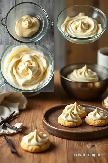 Whipped Vanilla Bean Cookies with Sprinkles steps