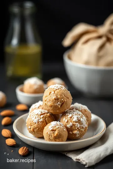 Wholesome Almond Butter Bliss Balls presentation