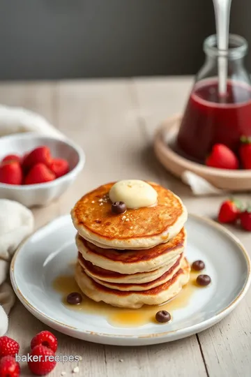 Wholesome Whole Wheat Oat Pancakes Delight presentation