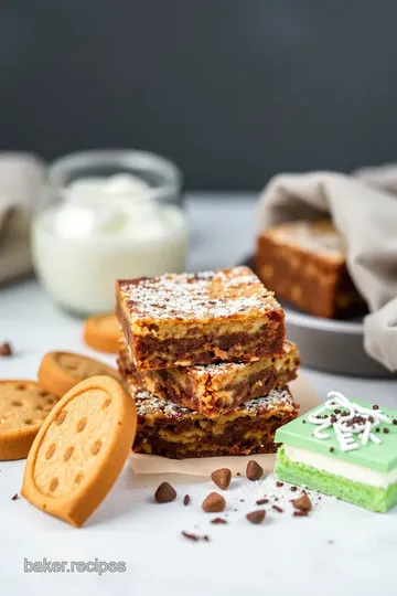 York Peppermint Patty Cookie Bars ingredients