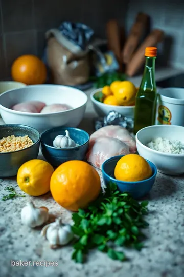 Zesty Citrus Herb Slow Cooker Chicken ingredients