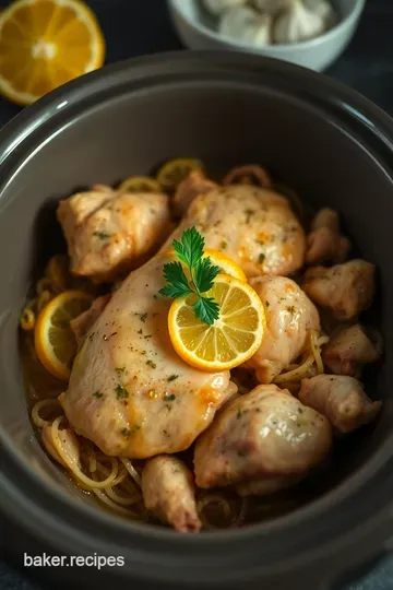 Zesty Citrus Herb Slow Cooker Chicken presentation