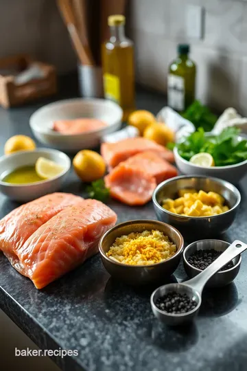 Zesty Lemon Pepper Salmon: A Fresh Take on a Classic Dish ingredients