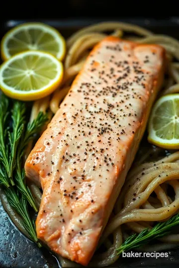 Zesty Lemon Pepper Salmon: A Fresh Take on a Classic Dish presentation