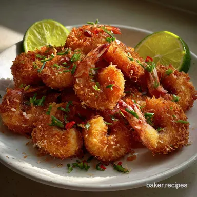 Creamy Coconut Shrimp: Luxurious Sauce in 25 Minutes Recipe Card