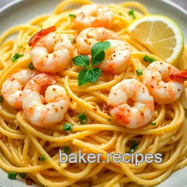 30-Minute Lemon Garlic Shrimp Pasta: Quick Dinner Ideas for Busy Families Recipe Card