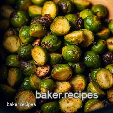 Air Fryer Brussels Sprouts: Crispy & Addictive! Recipe Card