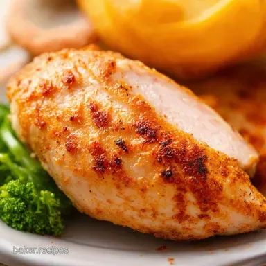 Juicy Air Fryer Chicken Breast Ready in 30 Recipe Card