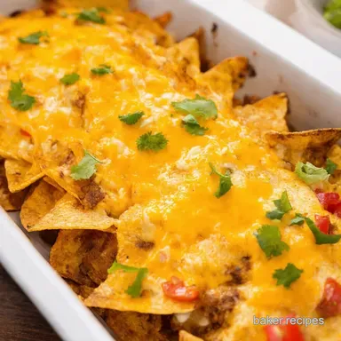 Air Fried Loaded Nachos Quick Cheesy Fiesta Recipe Card