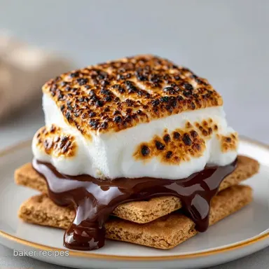 Air Fryer Smores in 5 Minutes Recipe Card