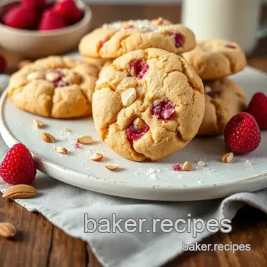 Bake Almond Raspberry Bliss Cookies Recipe Card