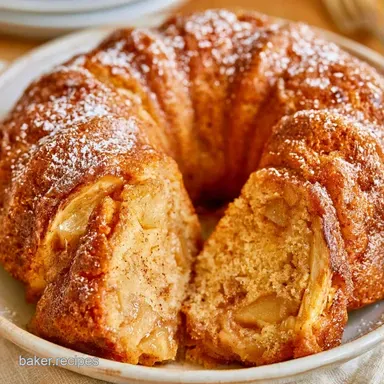 Apple Bundt Cake with Cake Mix in 55 Min Recipe Card