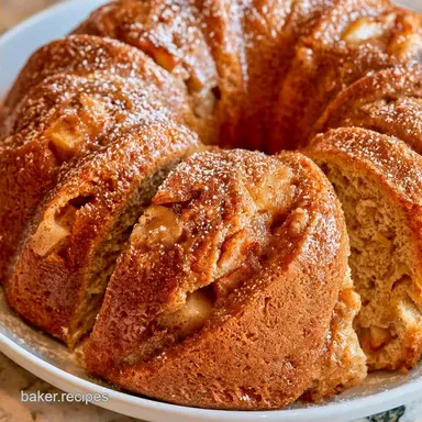 Apple Bundt Cake with Cake Mix in 55 Min