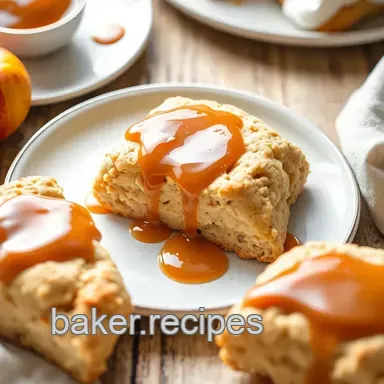 How to Bake Apple Scones with Rich Caramel Sauce: A Delicious Twist Recipe Card