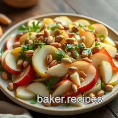 Easy Mix Apple Fennel Salad with Pistachios: A Refreshing Delight!