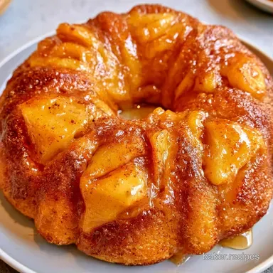 Bundt Cake with Apple Pie Filling: Baked Recipe Card