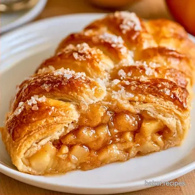 Apple Puff Pastry Strudel in 55 Minutes