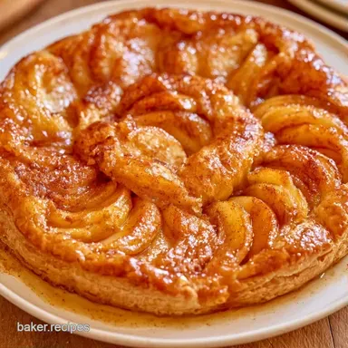 Apple Puff Pastry Tart in 40 Minutes Recipe Card