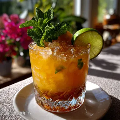 Mai Tai Ingredients: Botanical Complexity Recipe Card