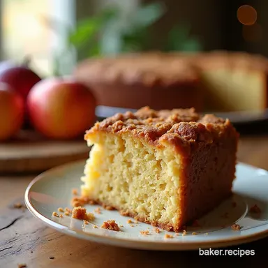 Autumn Apple Coffee Cake My GoTo Easy Brunch Cake Recipe Card