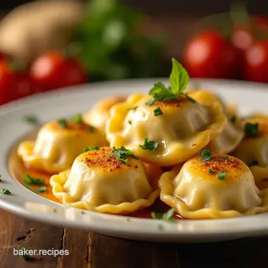 Babcias Best Potato and Cheese Pierogi Polish Food Recipe Card
