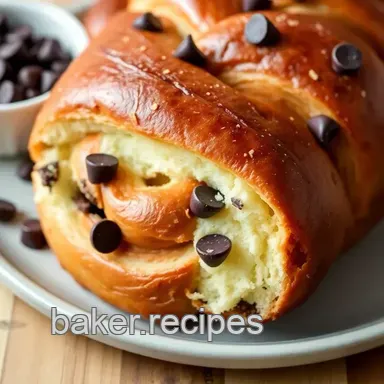 Bake Braided Chocolate Chip Brioche Today Recipe Card