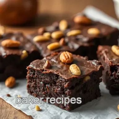 Bake Brownies with Dark Chocolate &amp Nuts
