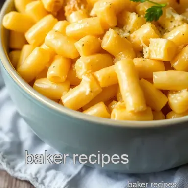 Bake Cheesy Elbow Macaroni with Love Recipe Card