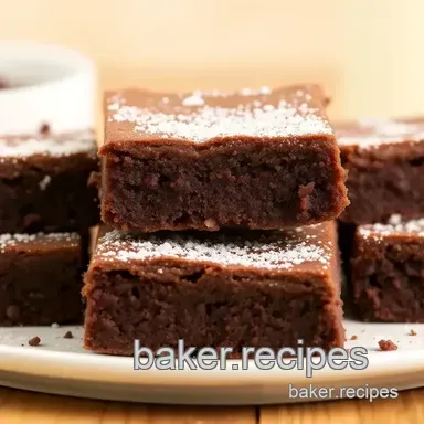 Bake Cocoa Squares for a Sweet Morning Treat Recipe Card