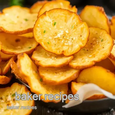 Bake Crispy Potato Chips in 45 Minutes Recipe Card