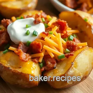 Bake Crispy Russet Potatoes with Tasty Toppings