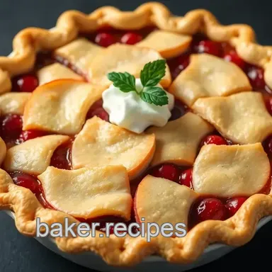 Bake Delicious Cranberry-Apple Holiday Pie