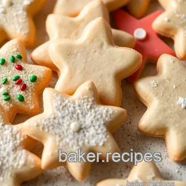 Bake Festive Sugar Cookies for Holidays Recipe Card