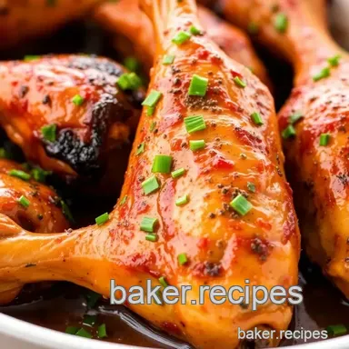 Bake Juicy Chicken Drumsticks in 55 Minutes Recipe Card