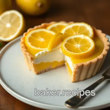 Bake Meyer Lemon Tart with Creamy Filling