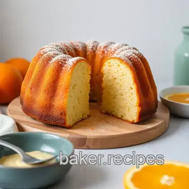 Bake Orange Cream Cheese Pound Cake Recipe Card