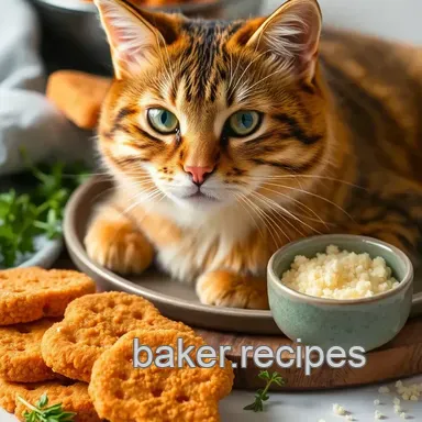 Bake Salmon Cat Treats: Healthy & Crunchy Recipe Card